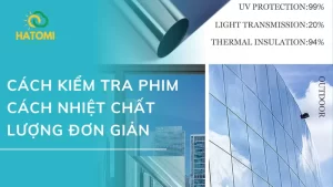 cách kiểm tra phim cách nhiệt