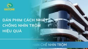 Dán phim cách nhiệt chống nhìn trộm