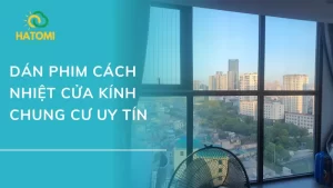 Dán phim cách nhiệt cửa kính chung cư uy tín tại Hà Nội