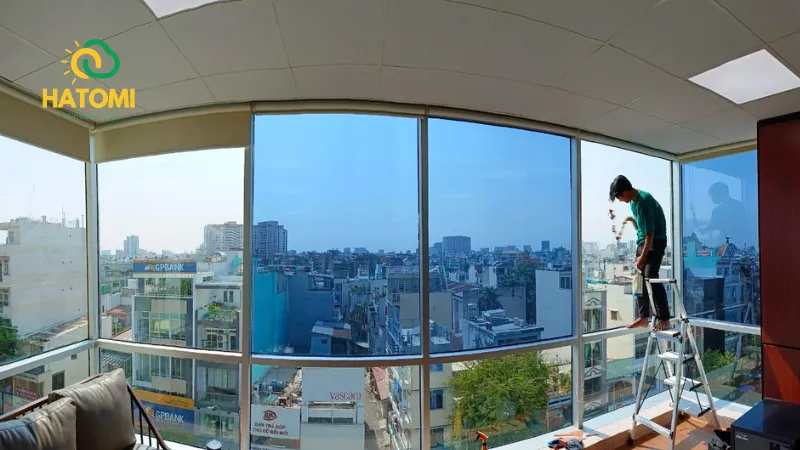Lưu ý khi thi công dán phim cách nhiệt cửa kính